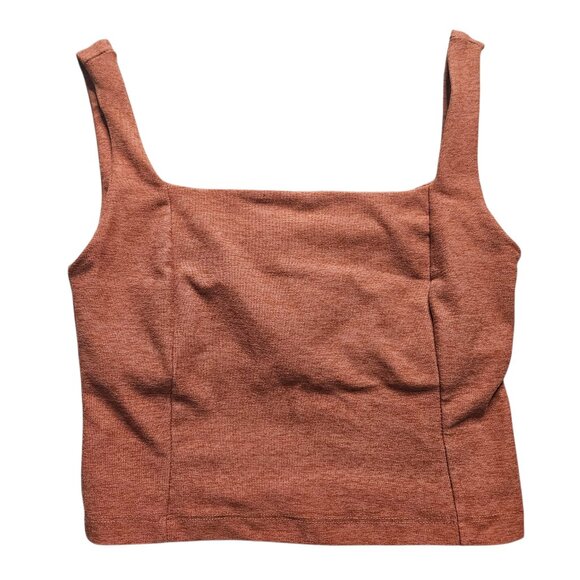 Beyond Yoga Crop Top Bra SZ X-Small Burn Orange Athletic Gym Run Sporty Casual - Picture 1 of 7